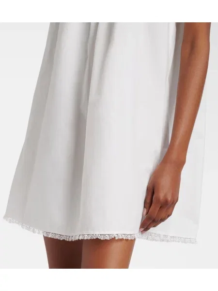 Rochie Dôen din dantelă alb