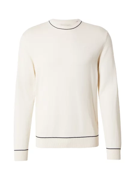 GANT Pulover crem negru