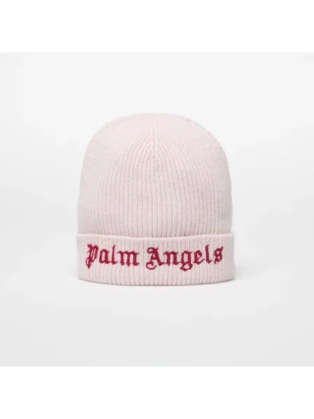 Sapka Palm Angels Kids Logo Knit Beanie Rose Pink/ Brick Red II piros