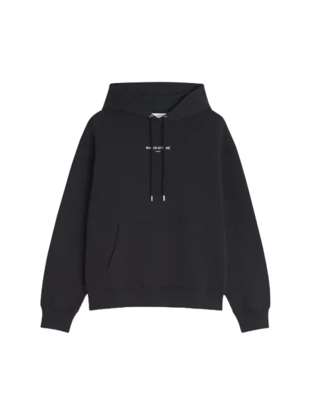 Bluza z kapturem Maison Kitsune czarna
