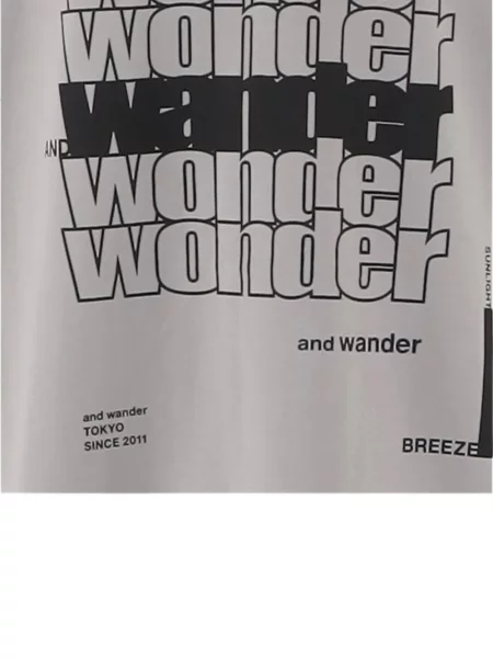 Tricou And Wander cu imagine gri