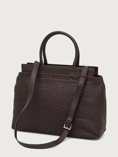 Кожаная сумка шоппер Marciano By Guess