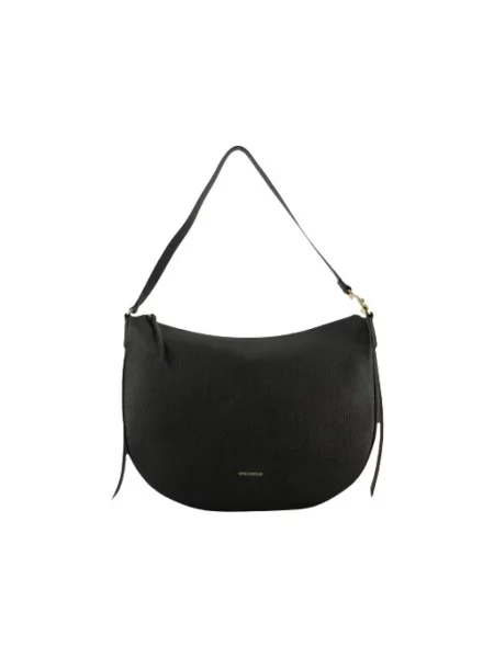 Torebka Coccinelle skórzana czarna