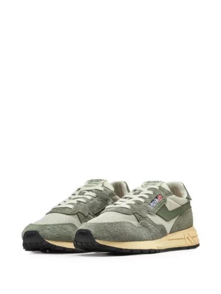 Sneakerși Autry din piele de căprioară verde