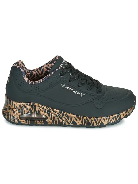Dámske topánky SKECHERS Uno Loving Love black čierna