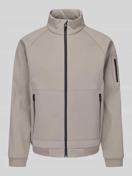 Kurtka w kroju regular fit z z elementami ze sztruksu i polaru Boss Green