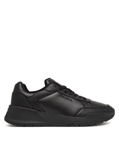 Calvin Klein Sneakers City Runner Laceup Lth Mix negru