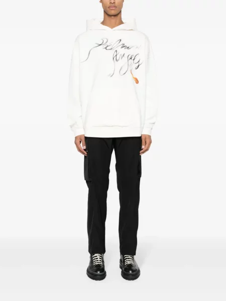 Hoodie Palm Angels με σχέδιο λευκό