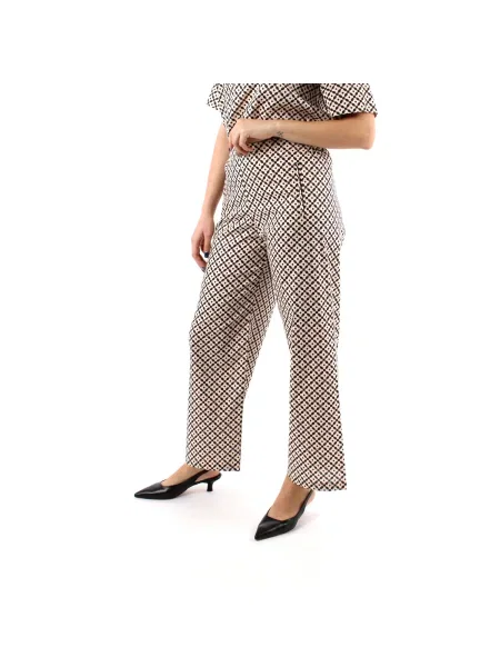 Pantaloni Niu' alb