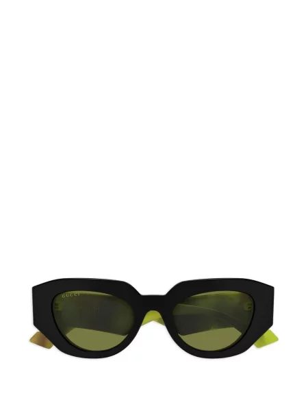 Ochelari de soare Gucci cu imprimeu geometric negru