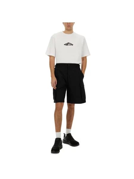 Szorty cargo Dsquared2 czarne