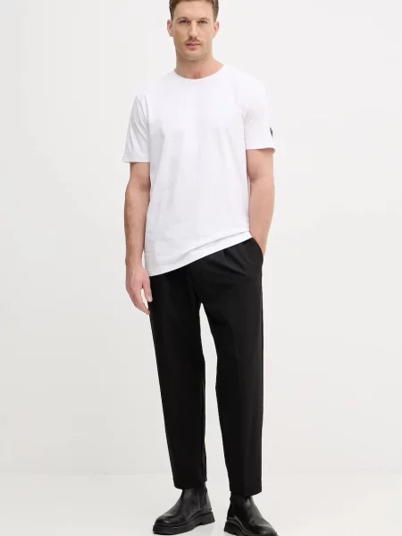 BOSS Green spodnie T_Convert-Pleat proste czarny