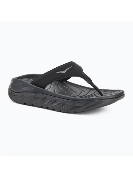 Japonki HOKA Ora Recovery Flip black/dark gull gray czarne