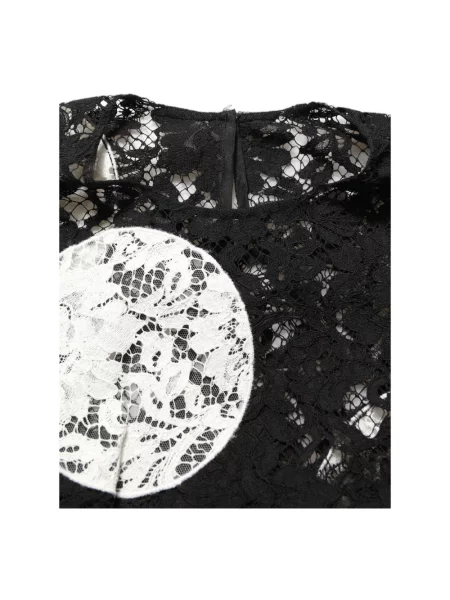 Koszulka Dolce And Gabbana z krótkim rękawem czarna