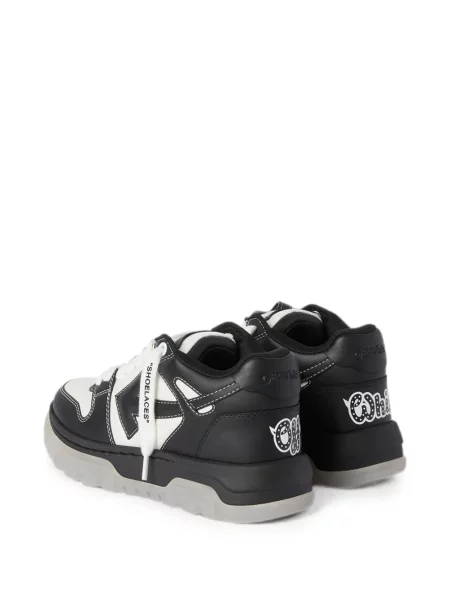 Sneakerși Off-white chunky business alb