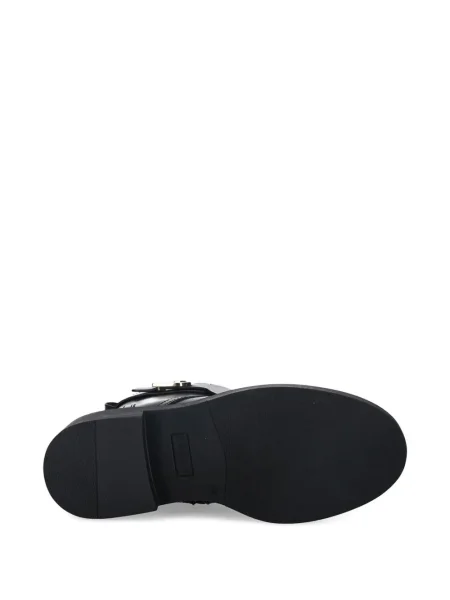 Botine Furla cu șireturi din dantelă negru