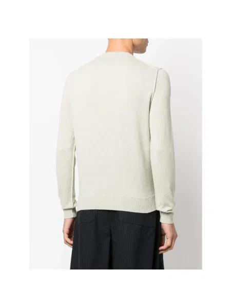 Sweter Maison Margiela z okrągłym dekoltem zielony