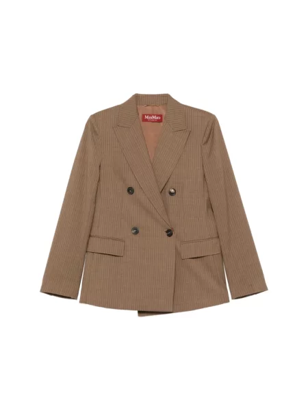 Marynarka Max Mara Studio wełniana brązowa