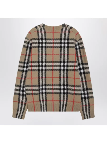 Sweter Burberry beżowy