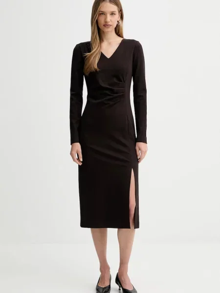 Liviana Conti rochie maro