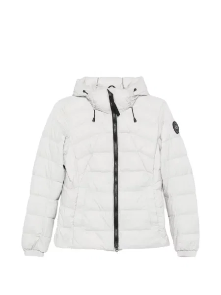 Geacă Canada Goose cu glugă gri