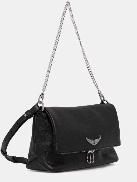 Zadig & Voltaire Torba za čez ramo ROCKY II' črna