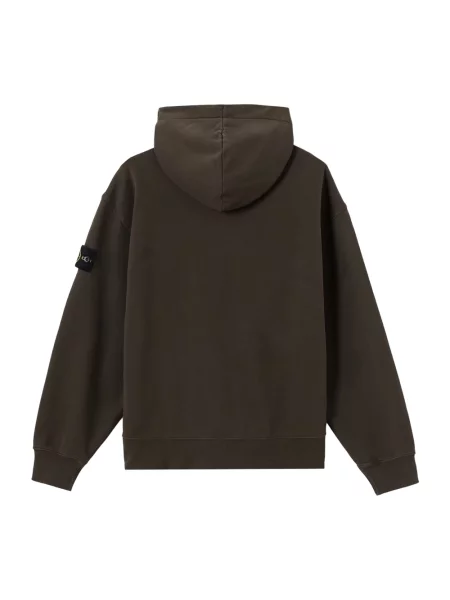 Bluza z kapturem Stone Island z kapturem z kamieniami szara