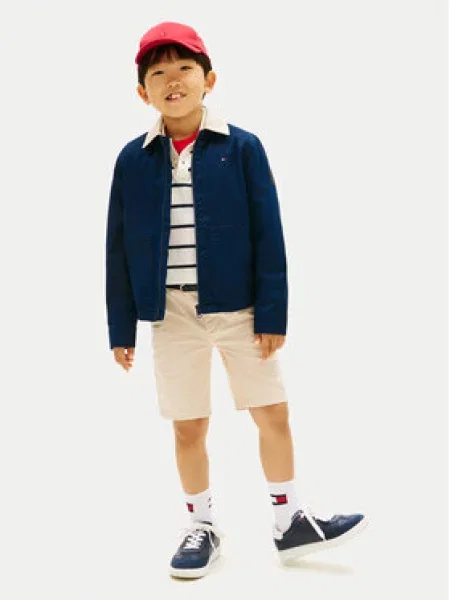 Tommy Hilfiger Szövet rövidnadrág Essential bézs
