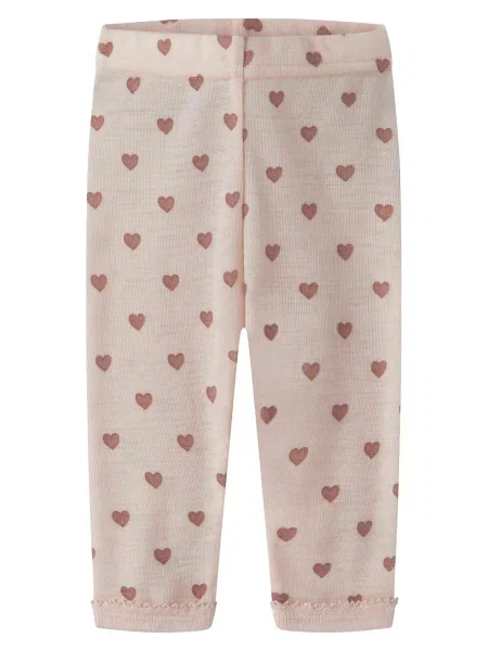 NAME IT Leggings NBFNOEL NIA pudră / pastel roz