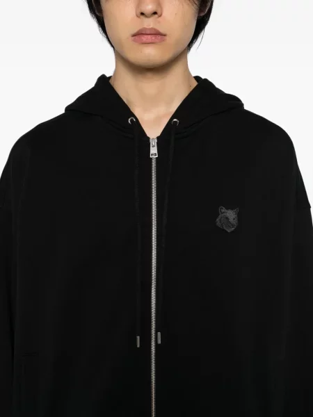 Hanorac cu glugă Maison Kitsune negru