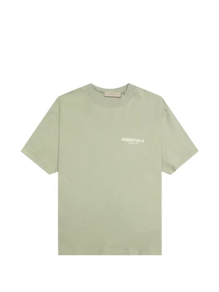 Tricou Fear Of God Essentials cu imagine verde