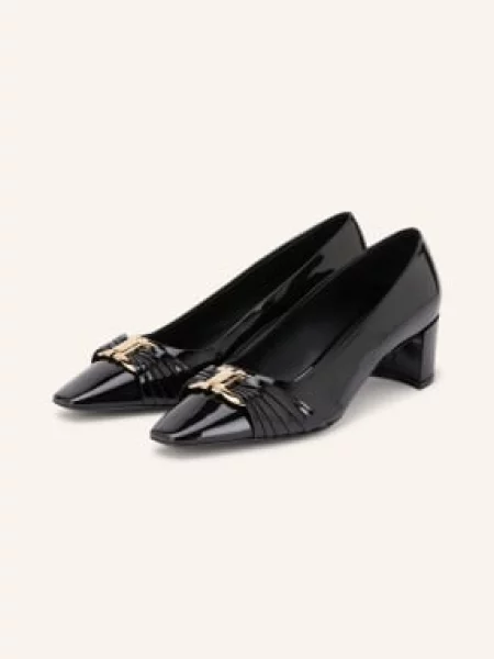 Ferragamo Lakované Lodičky Tillya černá