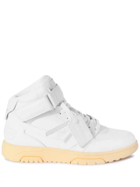 Sneakerși Off-white business alb