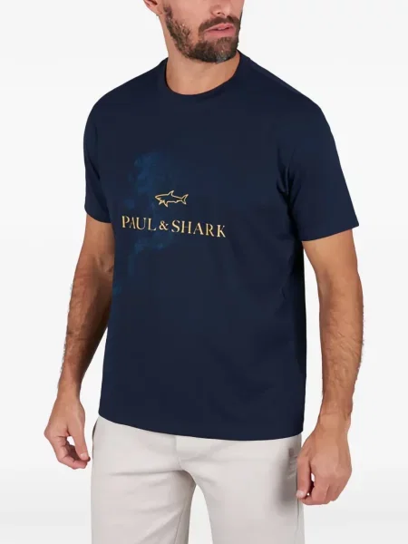 Tricou Paul & Shark albastru