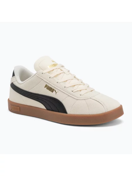 Кросівки PUMA Club II alpine snow/puma black/puma gold чорні