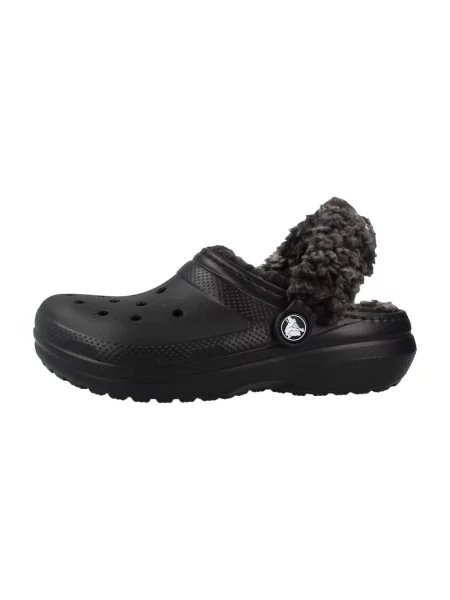 Papucs Crocs Classic Fleece Lined Clog K fekete