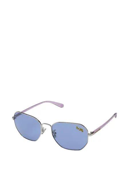 Ochelari de soare Coach cu imprimeu geometric roz