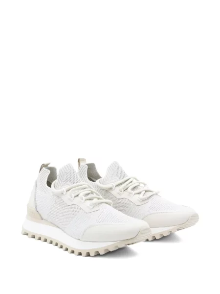 Sneakerși Eleventy cu șireturi din dantelă