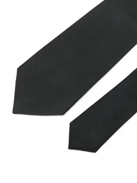 Cravată Sandro din țesătură twill negru