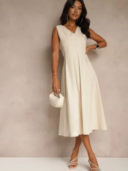 Rochie Agilia bej