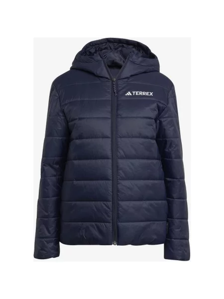 Kurtka z kapturem Adidas Terrex Multi Essentials CLIMAWARM Insulated granatowa S niebieska