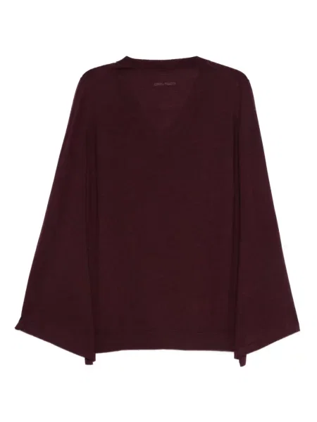 Pulover Alberta Ferretti cu decolteu în V violet