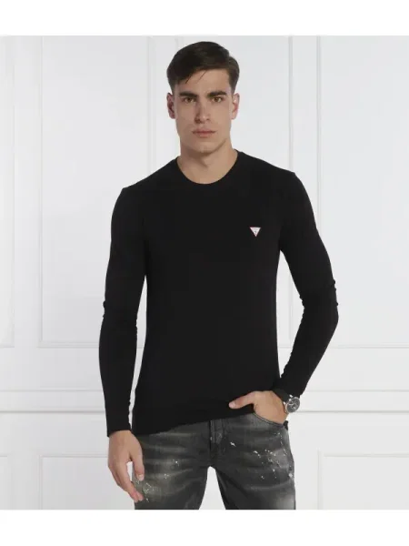 Tricou mânecă lungă Guess negru