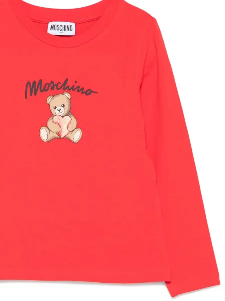 Koszulka dziecięca Moschino czerwona