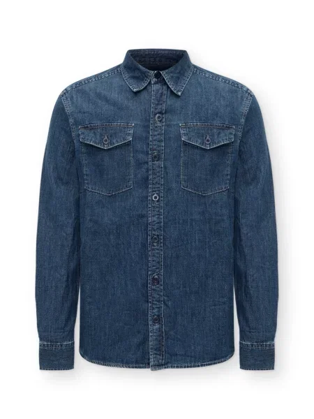 INDICODE JEANS Cămașă Wesdon' albastru