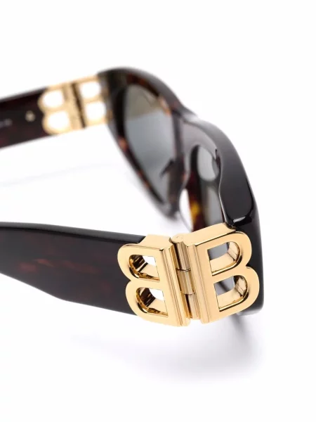 Sluneční brýle Balenciaga Eyewear hnědé