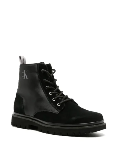 Cizme scurte Calvin Klein Jeans negru