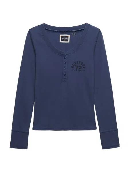 Superdry & Co Tričko Athletic marine modrá