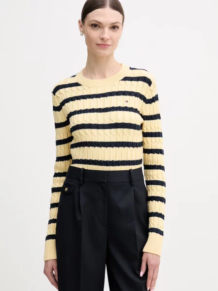 Tommy Hilfiger πουλόβερ κίτρινο