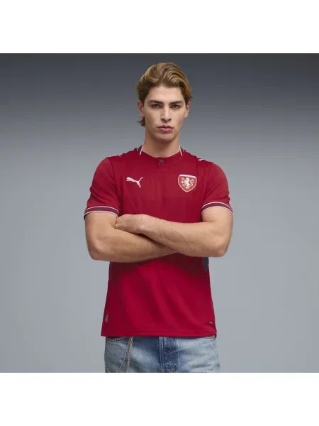 PUMA koszulka domowa reprezentacji Czech Akcesoria S czerwony